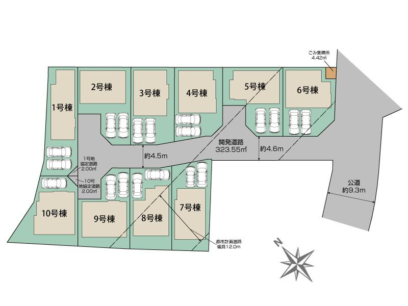 ブルーミングガーデン平塚市出繩１０棟の見取り図