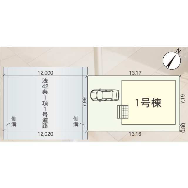 クレイドルガーデン守山市水保町 第13の見取り図