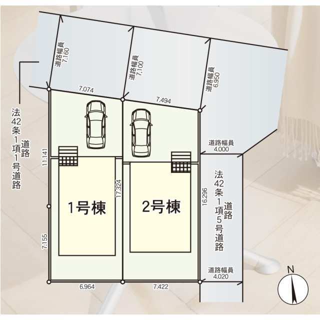 クレイドルガーデン石巻市駅前北通り 第5の見取り図