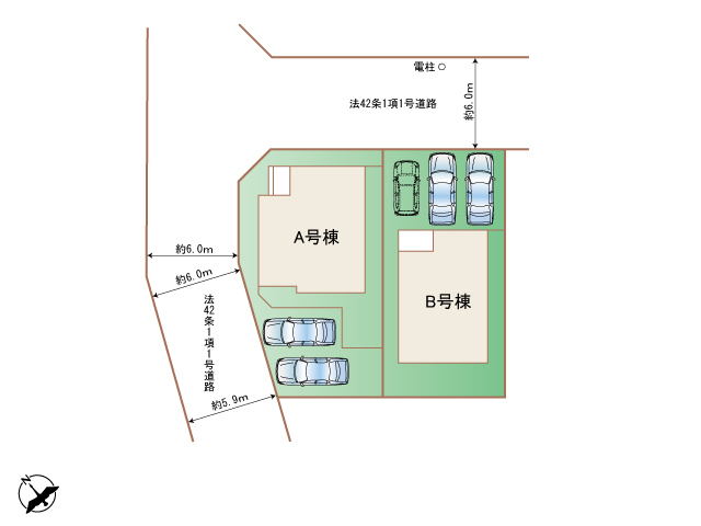 ハートフルタウン(東)緑区滝ﾉ水2期の見取り図