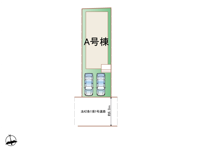 ハートフルタウン(東)春日井市気噴町北2期の見取り図