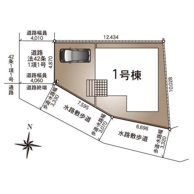 クレイドルガーデン三郷市彦成 第6の見取り図