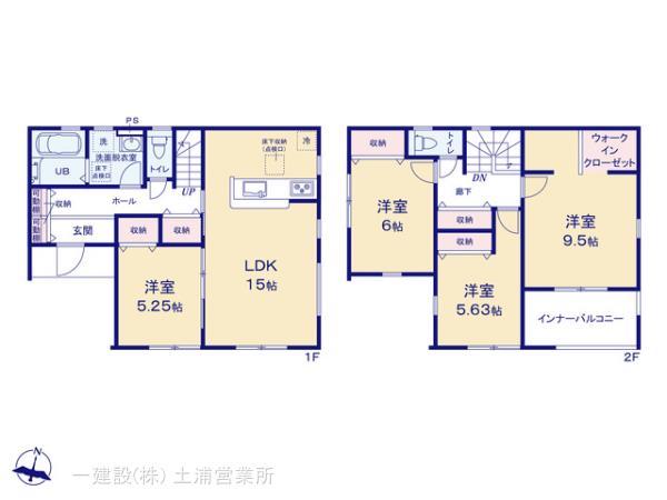 リーブルガーデン第１阿見町実穀の見取り図