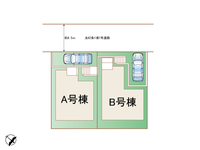 ハートフルタウン港南区東永谷1丁目1459の見取り図