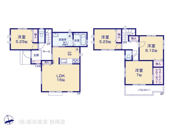 ハートフルタウン駿河区向敷地14期の見取り図