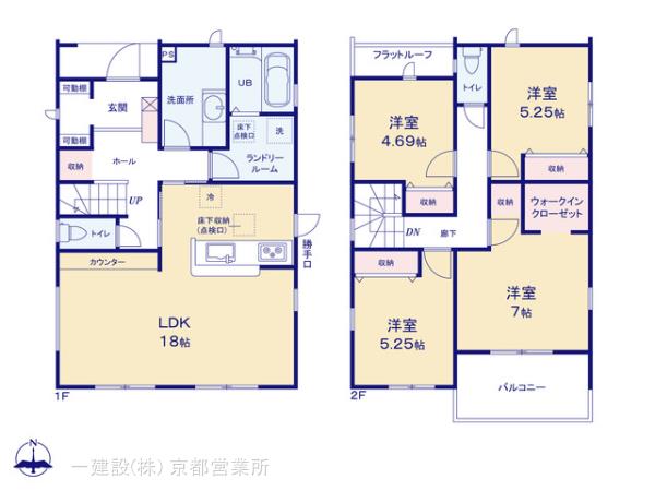 リーブルガーデン天理市別所町２期の見取り図