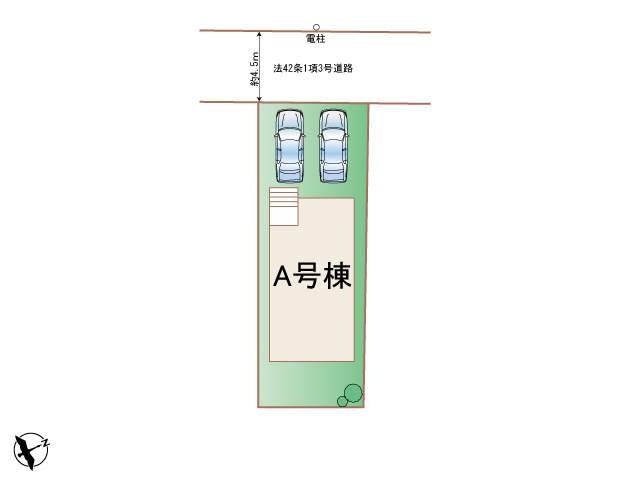ハートフルタウン沖縄市大里3丁目89番の見取り図