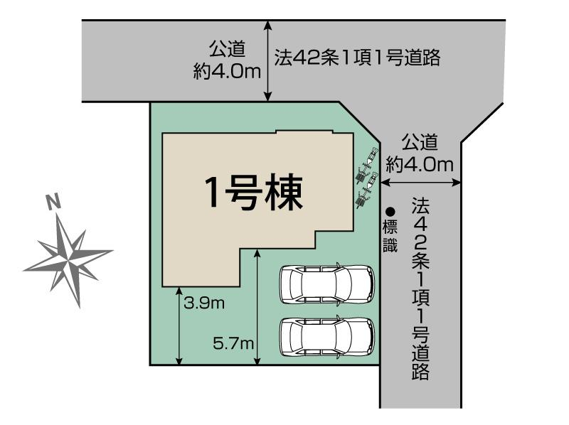 ブルーミングガーデン川越市霞ケ関北５丁目３期１棟の見取り図