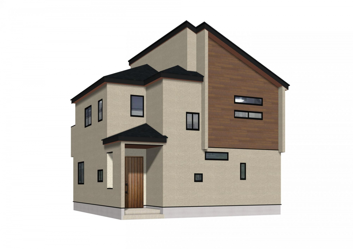 ブルーミングガーデン水戸市千波町４期２棟の外観②