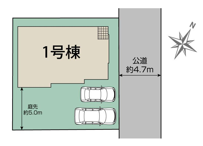 ブルーミングガーデン相模原市南区相南３丁目１棟の見取り図