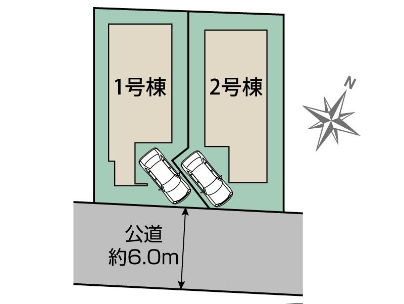 ブルーミングガーデン神戸市西区竹の台１丁目２期２棟の見取り図