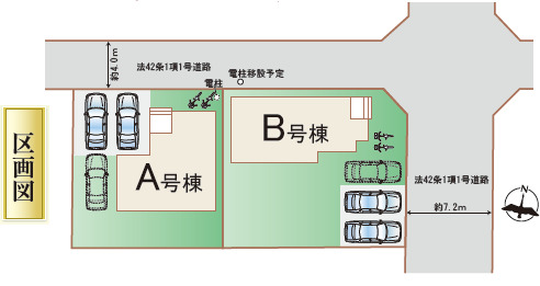 ハートフルタウン吉川市新栄二丁目18番の見取り図