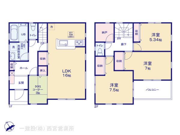 リーブルガーデン和泉市伯太町３期の見取り図
