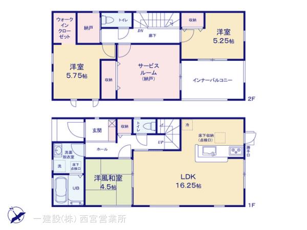 リーブルガーデン岸和田市極楽寺町の見取り図