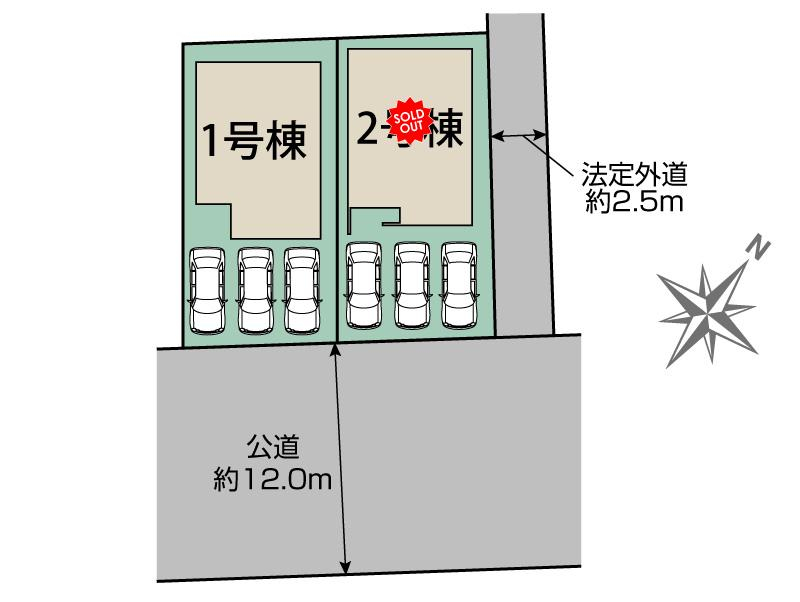 瀬戸市萩山台5丁目2期2棟 区画図
