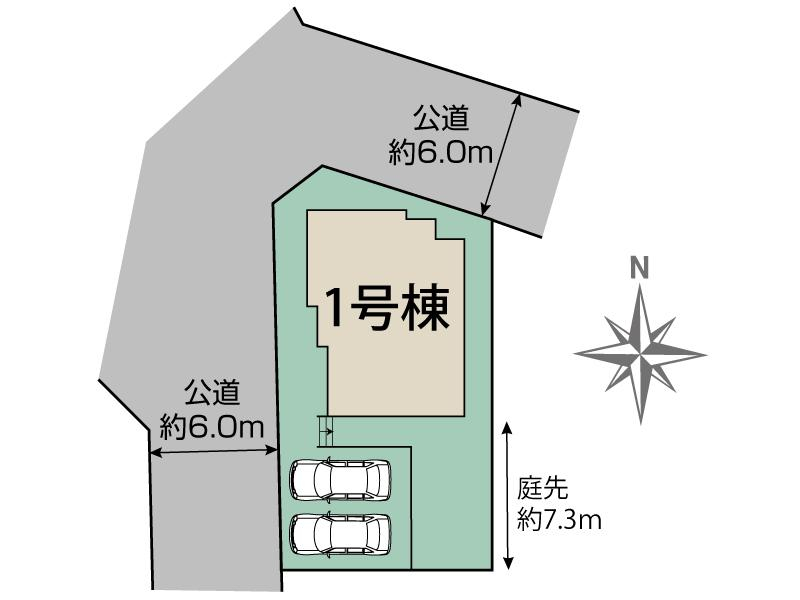 ブルーミングガーデン春日井市坂下町７丁目５期１棟の見取り図