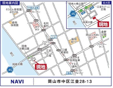 グラファーレ4260岡山市江並７期２棟の見取り図