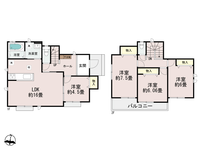 ハートフルタウン東町317番の見取り図
