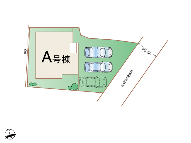 ハートフルタウン二の森22番の見取り図
