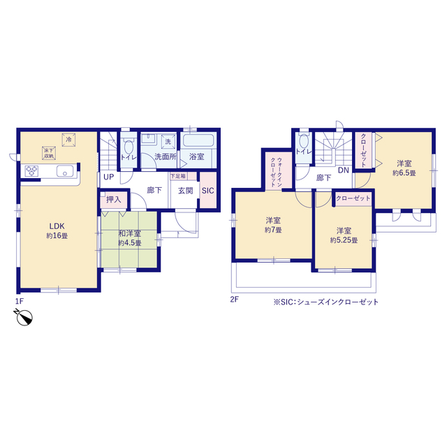 グラファーレ4215市川市中国分１０期１棟の見取り図