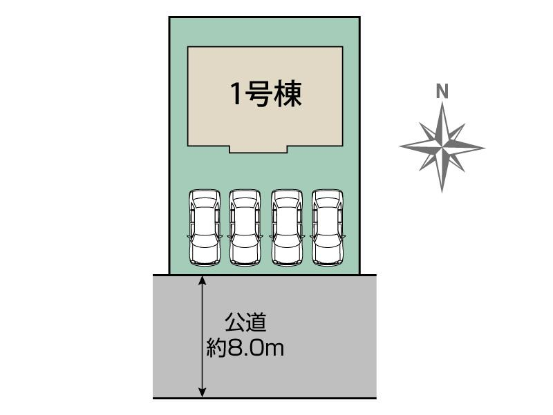 ブルーミングガーデン札幌市厚別区厚別東１条５丁目１棟の見取り図