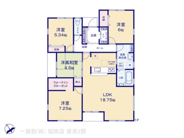 リーブルガーデン糸島市加布里第八の見取り図