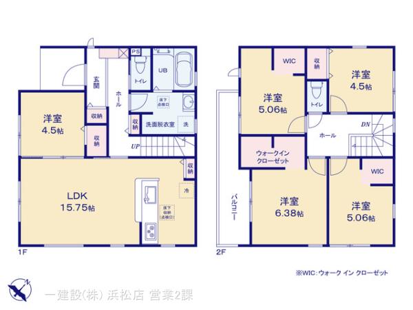 リーブルガーデン豊川赤坂町第１期の見取り図