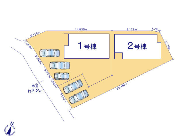 リナージュ豊川国府町　第１期の見取り図