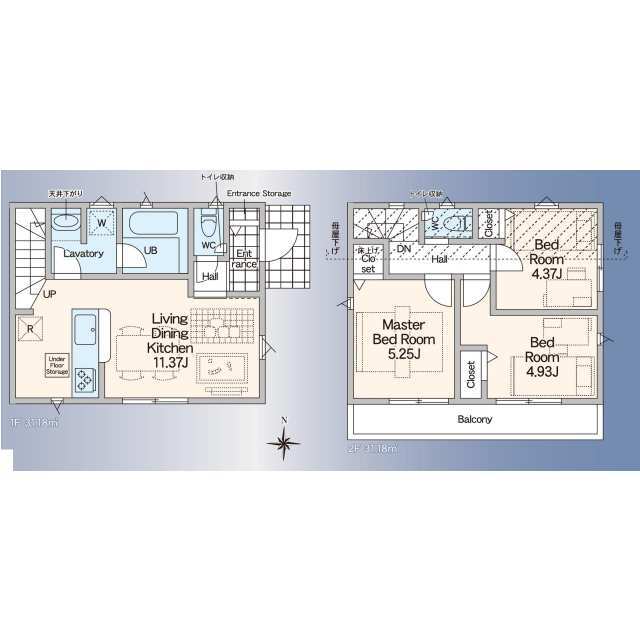 クレイドルガーデン三鷹市井口 第6の見取り図