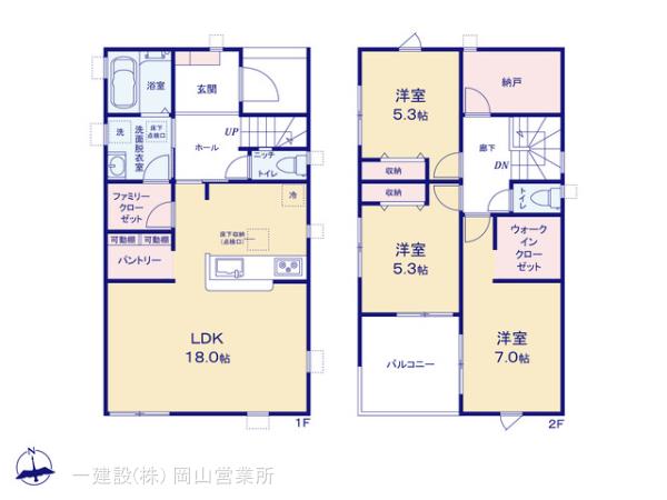 リーブルガーデン南区三浜町第２の見取り図