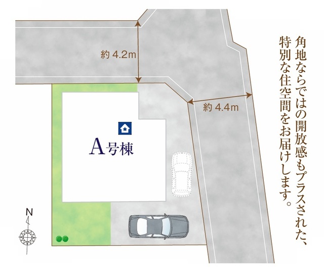 ハートフルタウン新座新堀3期の見取り図