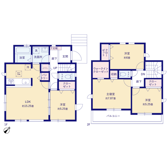 グラファーレ4294北九州市荒手１棟の見取り図