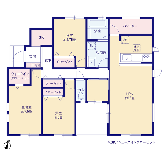 グラファーレ4294北九州市南丘１棟の見取り図