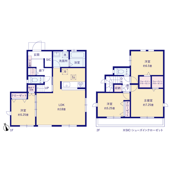 グラファーレ4294福岡市野芥５期１棟の見取り図