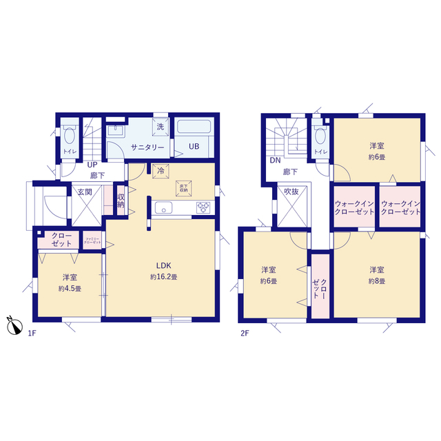 グラファーレ4351札幌市本町４期６棟の見取り図