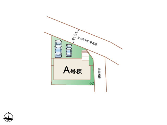 ハートフルタウン箱塚一丁目150番の見取り図