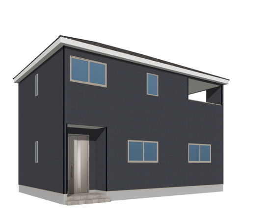 1号棟　外観(完成予想図）