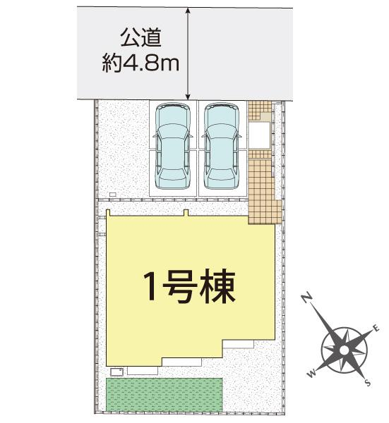 ブルーミングガーデン四街道市旭ケ丘２丁目１棟の見取り図