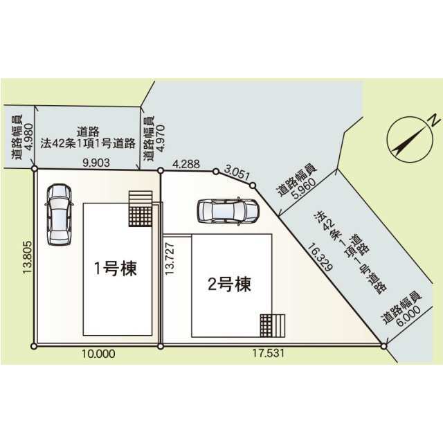 クレイドルガーデン大泉町丘山 第3の見取り図