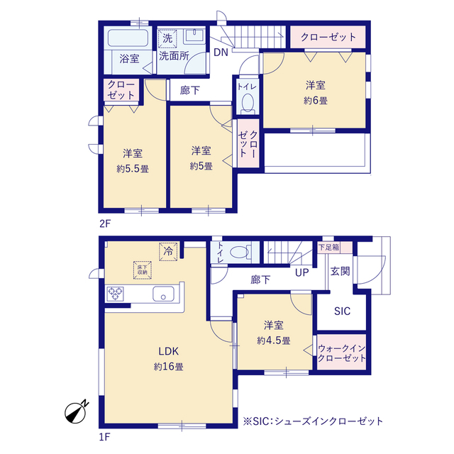 グラファーレ4244相模原市相模台１０期１棟の見取り図