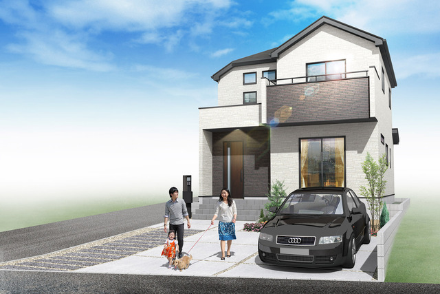 グラファーレ4260岡山市津島福居４棟の外観②