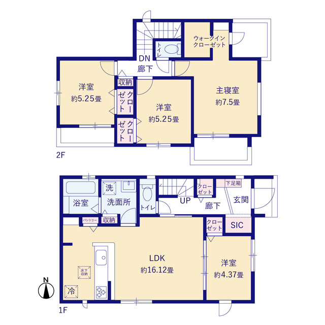 グラファーレ4395天理市永原町２期３棟の見取り図