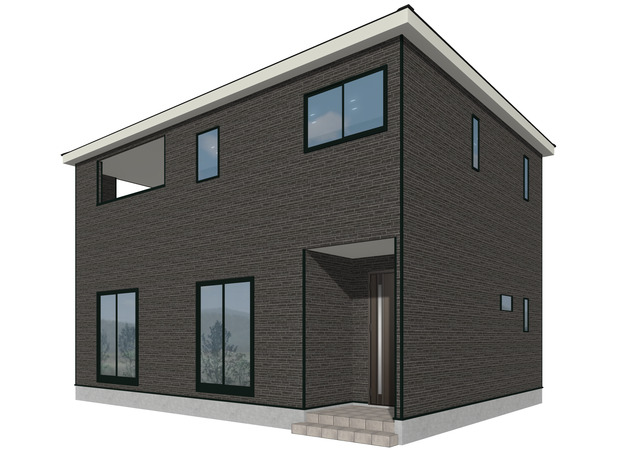 完成予想図(外観)
白河市蛇石第１−１号棟　南東