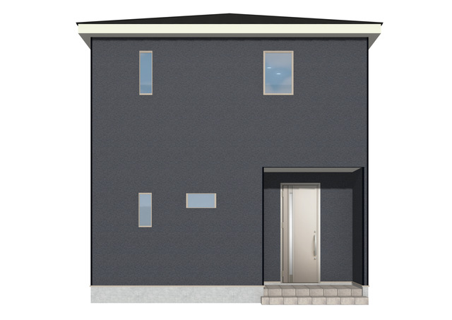 完成予想図(外観)
棚倉町棚倉第１６−１号棟　正面