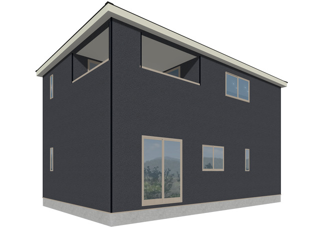 完成予想図(外観)
棚倉町棚倉第１６−１号棟　北西