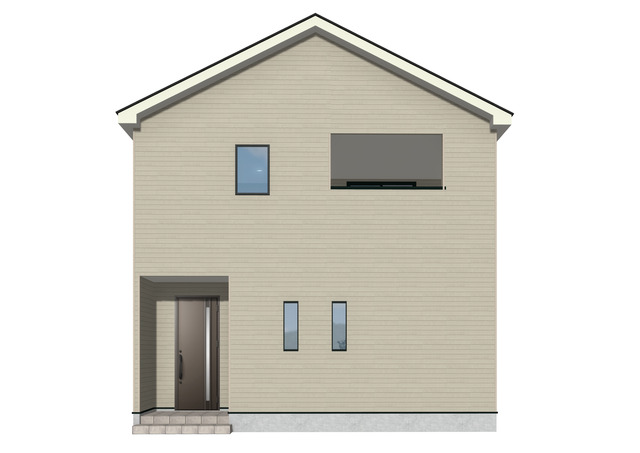 完成予想図（外観）
矢吹町八幡町第２３−１号棟　正面