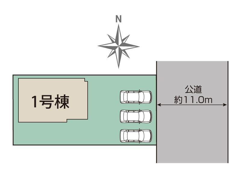 ブルーミングガーデン札幌市西区発寒１５条２丁目１棟の見取り図
