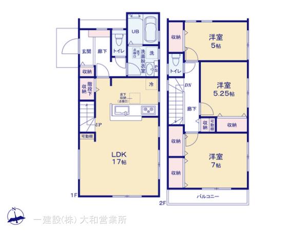 リーブルガーデン瀬谷区瀬谷６丁目の見取り図