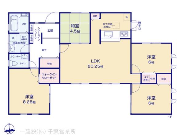 リーブルガーデン市原市馬立の見取り図