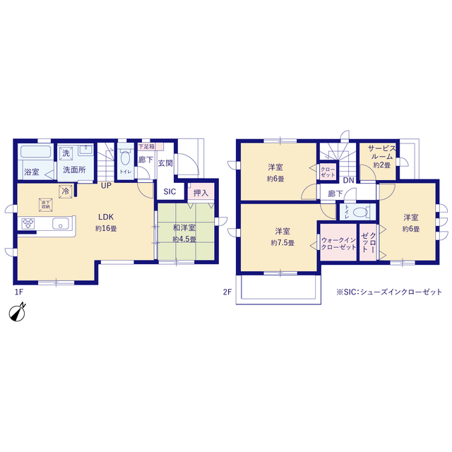 グラファーレ4232東村山市青葉町１１期２棟の見取り図